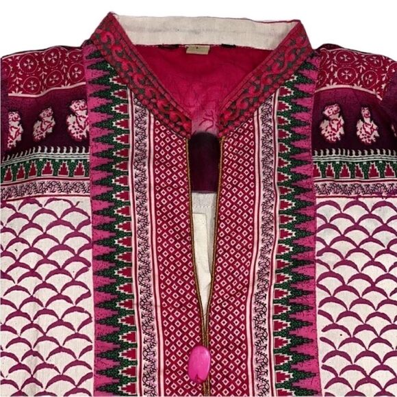 Women's Floral Long Tunic Top(Size Large) - Picture 8 of 9